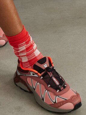 Salomon XT-Whisper Sneakers - Burgundy, Pink and Red